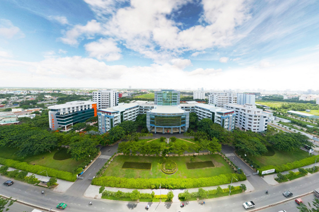 A bird view of Ton Duc Thang University (Photo: VNA)