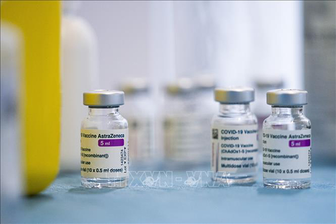 Vaccine ngừa Covid-19 của AstraZeneca. Ảnh: THX/TTXVN