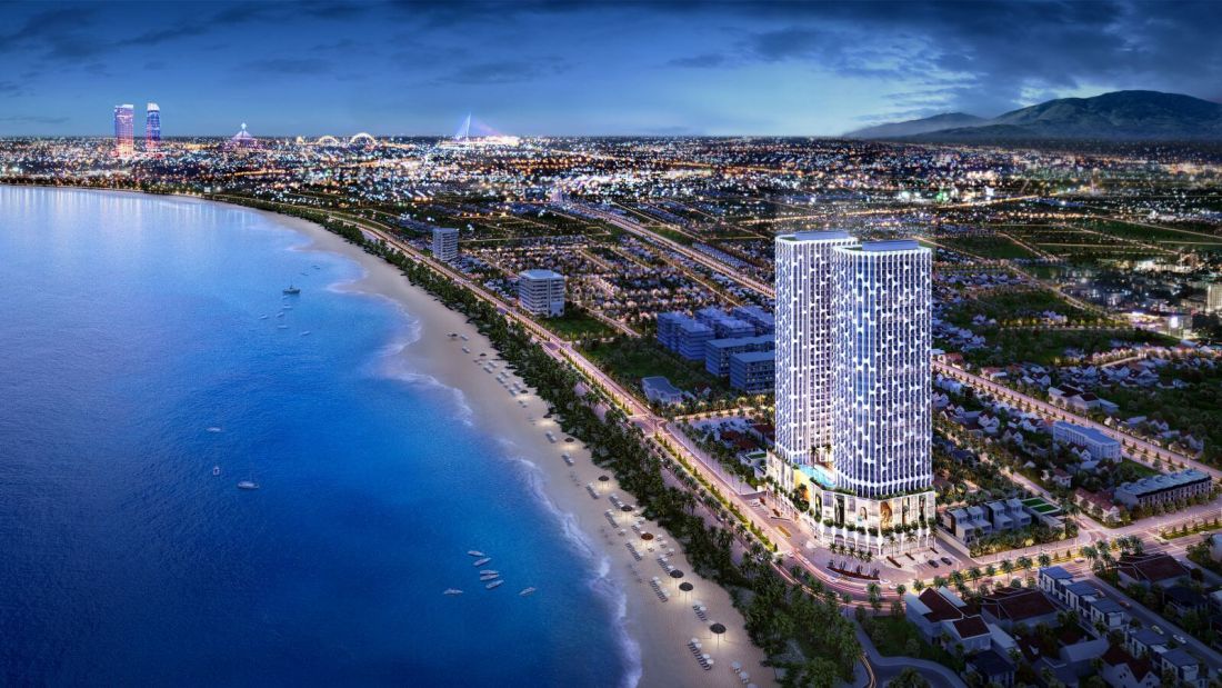 An artist’s impression on the Asiana Luxury Residences Da Nang project