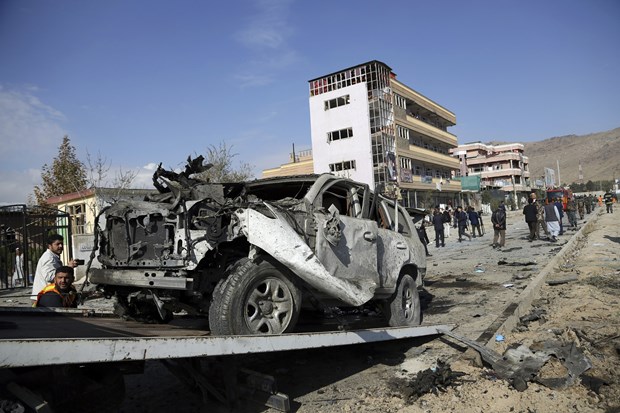 Một vụ đánh bom xe tại Kabul hồi năm 2019. (Ảnh: AP)