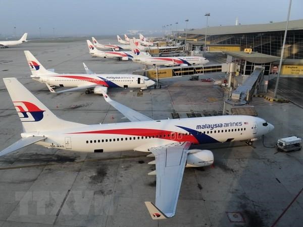 Aircraft of Malaysia Airlines at a Malaysian airport (Photo: AFP/VNA)