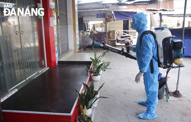 The spraying of chemical disinfectants has been also carried out in the above-mentioned venues