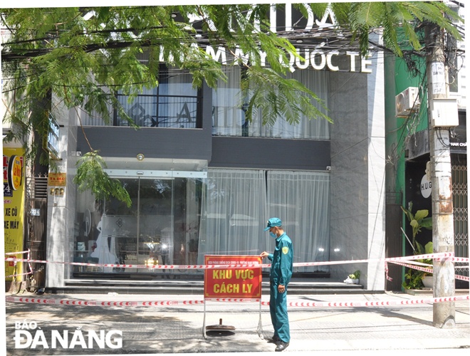 Amida Beauty Salon with one of its two location in 222 Phan Chau Trinh Street, Hai Chau District is placed under lockdown