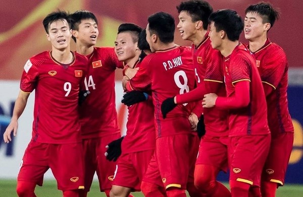 Vietnam’s national U23 team is ranked 13th and among five squads in the top seeded group of the Asian Football Confederation (AFC) U-23 Asian Cup qualifiers (Photo: Vietnam Football Federation)