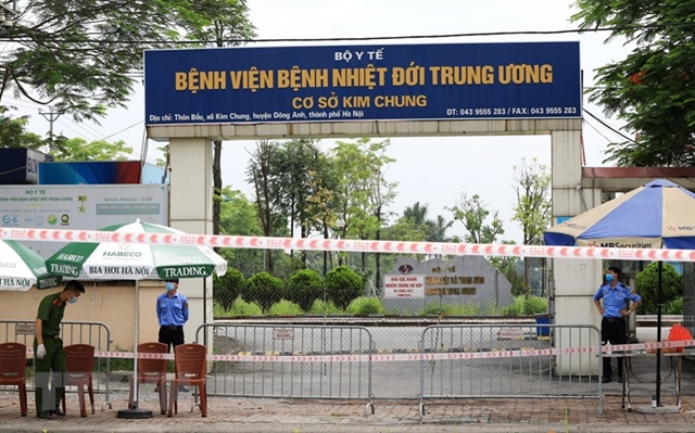 The Central Hospital for Tropical Diseases in Hà Nội where a 70-year-old died on Thursday of COVID-related complications. Photo vietnamplus.vn