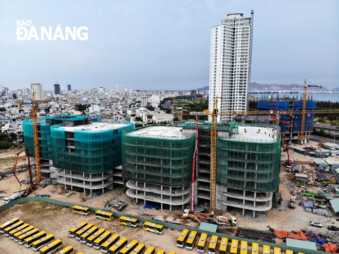 Currently, many items of the Software Park No. 2 project have been completed ahead of schedule. Photo: PHONG LAN