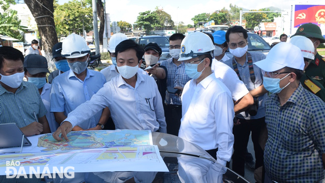  Da Nang Party Committee Secretary Nguyen Van Quang has agreed on the extension of Nguyen Sinh Sac Street to connect itself with Hoang Van Thai Street and western ring road No. 2.