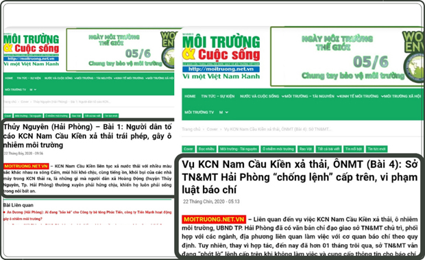 Phạt 34 triệu đồng đối với tạp chí đăng tin sai về KCN Nam Cầu Kiền