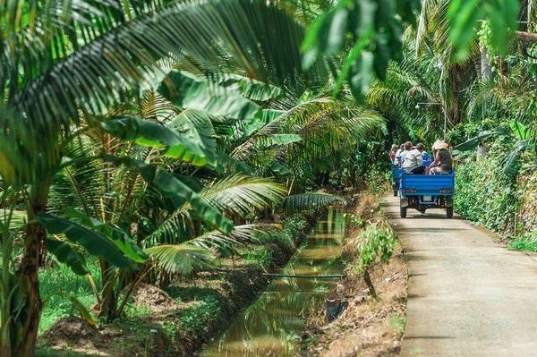 The Ho Chi Minh City to My Tho drive typically allows visitors to lose themselves down tiny riverside laneways and by ways (Photo: Getty)