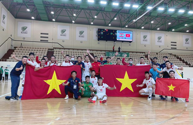 Tuyển futsal Việt Nam đối mặt nhiều khó khăn ở vòng chung kết. (Nguồn: VFF)