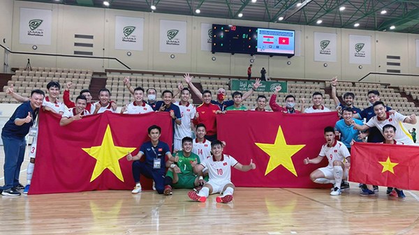 Viet Nam's futsal team (Photo: VNA)