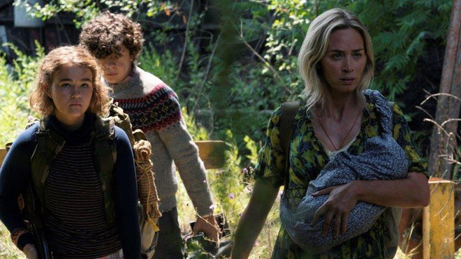 Diễn viên Emily Blunt (phải) tiếp tục đóng vai nữ chính trong phần hai của bộ phim A Quiet Place. Ảnh: Paramount