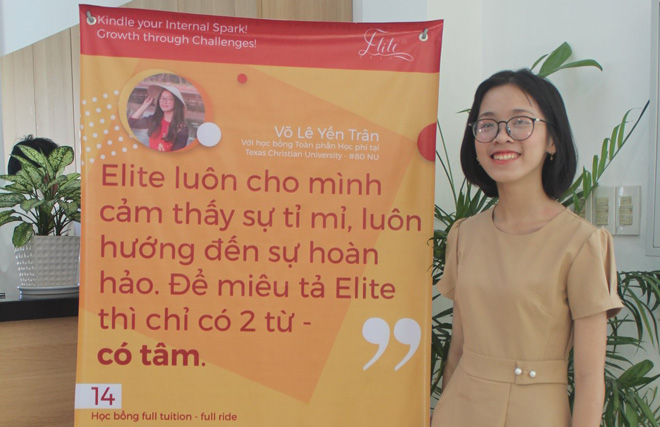 Nguyễn Thị Như Thắm xuất sắc giành 3 suất học bổng sau 1 năm “gap year”. Ảnh: T.L	