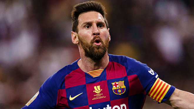 Theo báo chí Tây Ban Nha, Messi đã gia hạn hợp đồng để ở lại Nou Camp thêm 2 năm. Ảnh: Sky Sports
