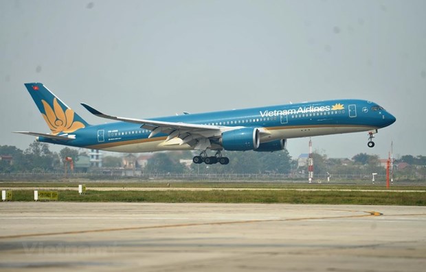 An aircraft of Vietnam Airlines (Photo: VNA)