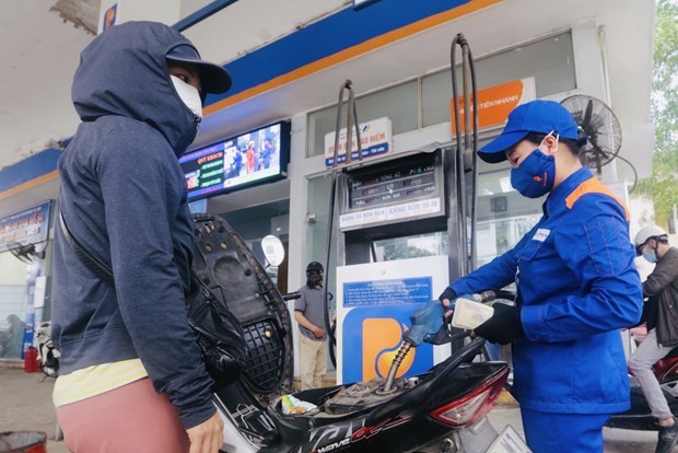 Retail petrol prices are up by over 600 VND per litre from 3pm on June 11 (Photo: VNA)