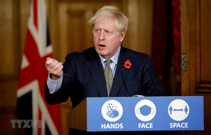 Thủ tướng Anh Boris Johnson. (Ảnh: AFP/TTXVN)