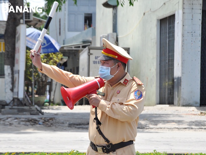 Functional forces use portable speakers to carry out the tasks.