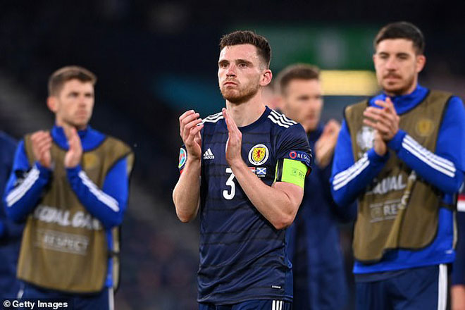 Scotland thất bại trước Croatia 1-3, xếp cuối bảng D và rời Euro 2020. Ảnh: Getty Images