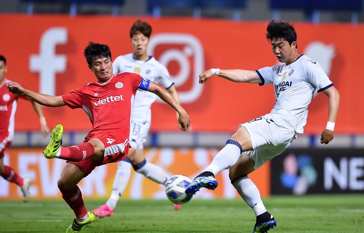 Viettel thua đáng tiếc 0-1 trước Ulsan Hyundai ở ngày ra quân tại AFC Champions League. (Ảnh: Viettel FC)