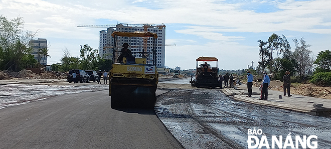 The asphalting of the bridge’s surface has been completed.