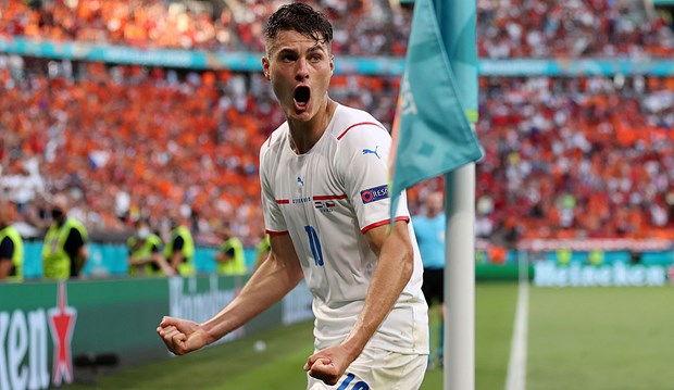 Patrik Schick đã có 4 bàn thắng ở EURO 2020. (Nguồn: Getty Images)