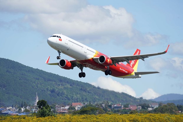 Vietjet is offering three golden days of promotion from June 28 to June 30 with hundreds of thousands of tickets from only 0 VND to celebrate Vietnam Family Day (June 28). (Photo courtesy of Vietjet)