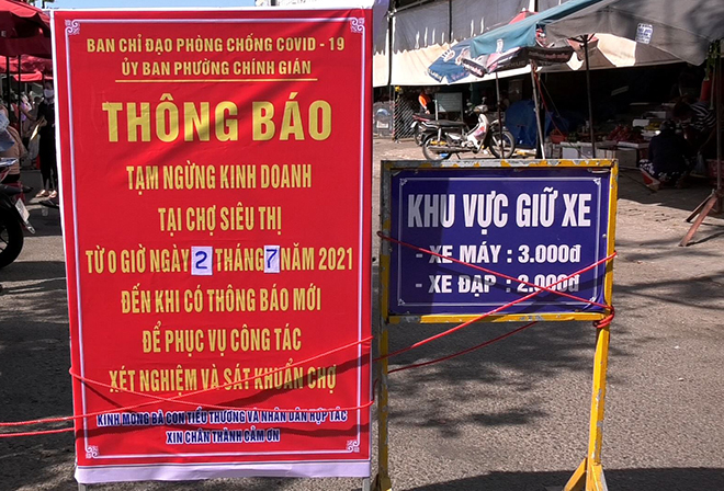 Tạm dừng hoạt động chợ Siêu thị Nguyễn Kim từ 0 giờ ngày 2-7