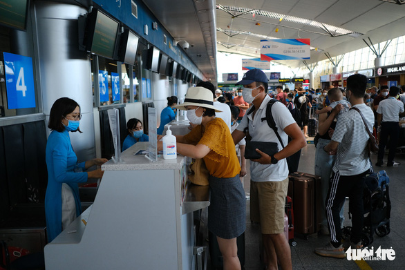 Thông báo lịch trình các chuyến bay để đưa người dân từ Thành phố Hồ Chí Minh về Đà Nẵng