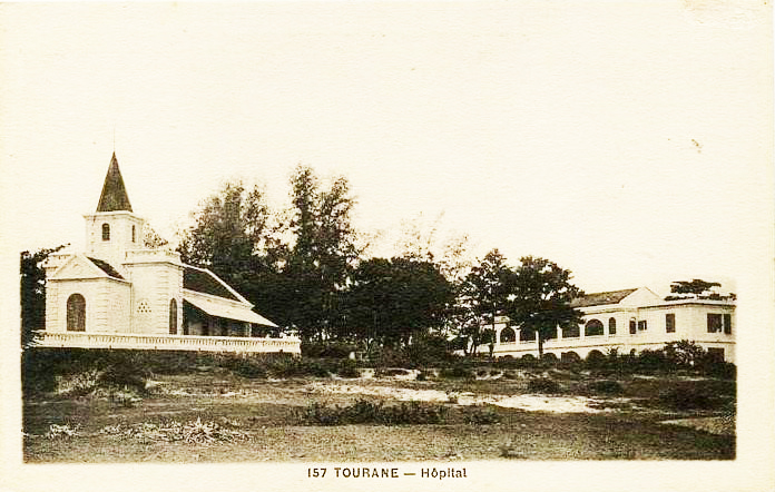 Quân y viện Tourane được xây dựng đầu năm 1888 trong khuôn viên Thành Điện Hải. (Ảnh tư liệu)	