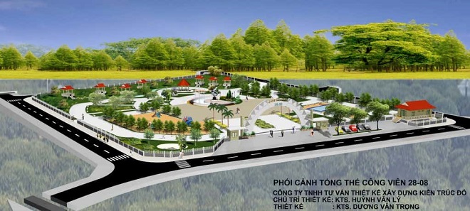  Dự án thiết kế phối cảnh công viên – KTS Huỳnh Văn Lý và cộng sự thiết kế phối cảnh công viên 28–8.