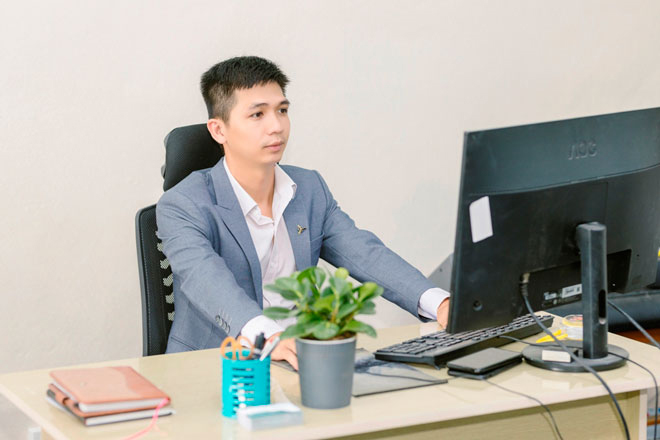 Anh Võ Xuân Lý, Giám đốc Công ty TNHH TM&DV Lee Fa. (Ảnh do nhân vật cung cấp)