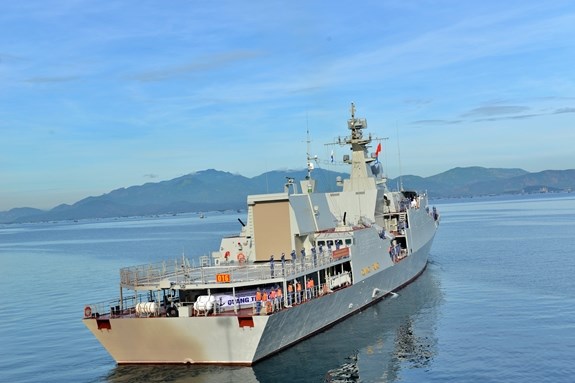 Frigate 016-Quang Trung sets off for Russia (Photo: www.qdnd.vn)