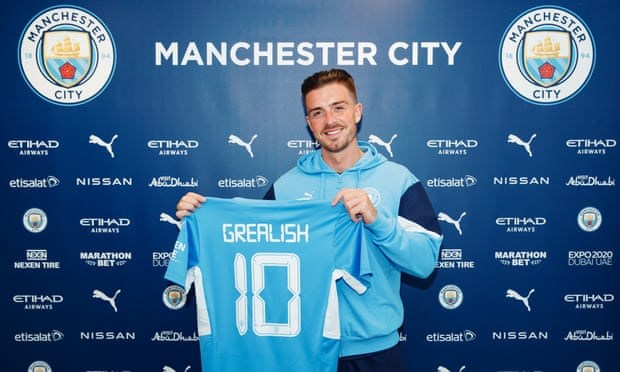 Man City chiêu mộ thành công Jack Grealish với mức giá kỷ lục