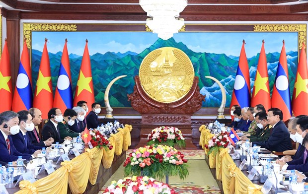 Thúc đẩy quan hệ hợp tác Việt Nam-Lào trên tất cả các lĩnh vực