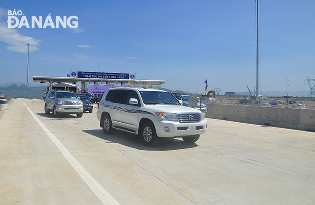 Tạm dừng thêm trạm thu phí trên cao tốc Đà Nẵng - Quảng Ngãi
