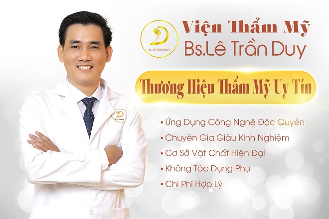 Chuyên gia thẩm mỹ bác sĩ Lê Trần Duy.