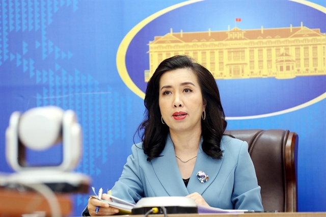 Spokesperson for the Ministry of Foreign Affairs Lê Thị Thu Hằng. — VNA/VNS Photo