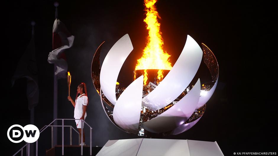 Hình ảnh trong lễ bế mạc Olympic Tokyo 2020. Ảnh: Reuters