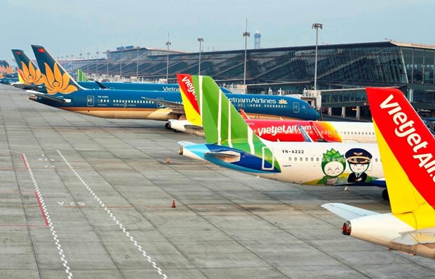 At Hanoi-based Noi Bai International Airport (Photo: VNA)