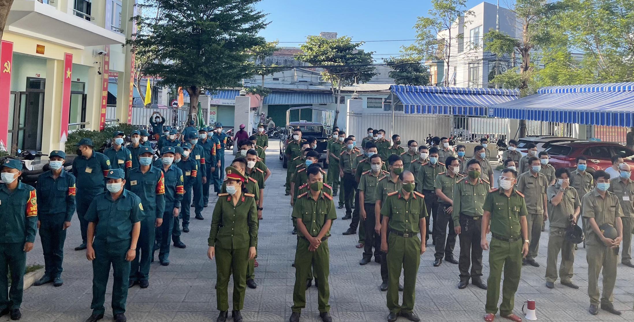 The Lien Chieu District Police are strongly determinate to intensify the enforcement of the strict COVID-19 prevention measures.