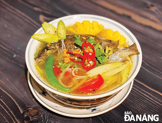 Vietnamese sweet and sour fish soup with southern flavor. Photo: Đ.L