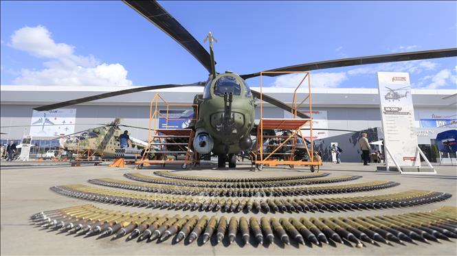 Cấu hình vũ khí đa dạng của trực thăng tấn công Mi-35M.