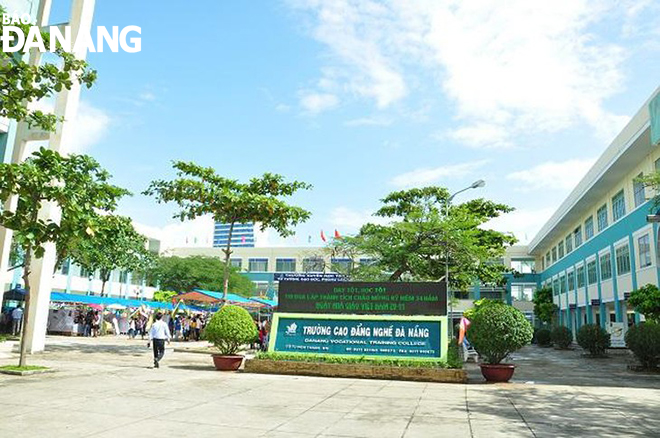 The existing Da Nang Vocational College is located in Phuoc My Ward, Son Tra District. Photo: TRIEU TUNG