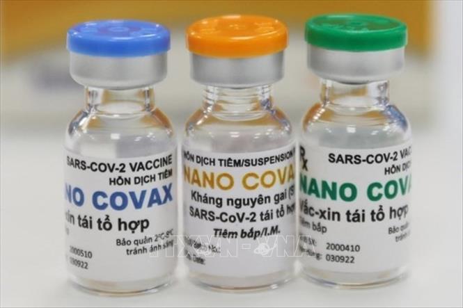 Vaccine Nano Covax phòng COVID-19 của Việt Nam. Ảnh: TTXVN