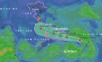Vùng áp thấp trên Biển Đông có khả năng mạnh thêm, cảnh báo gây mưa lớn