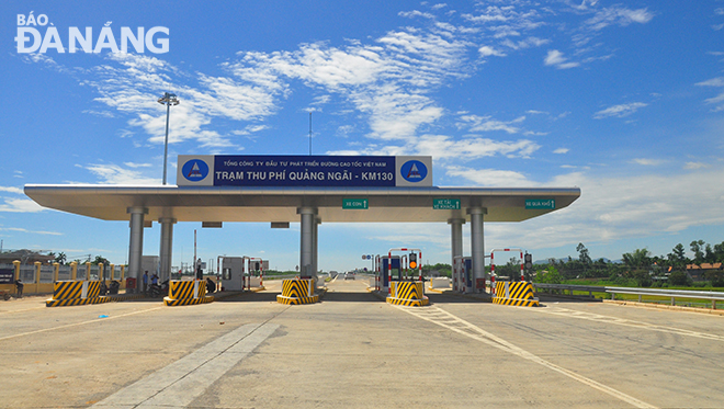 Thu phí trở lại tại 2 trạm trên tuyến cao tốc Đà Nẵng - Quảng Ngãi
