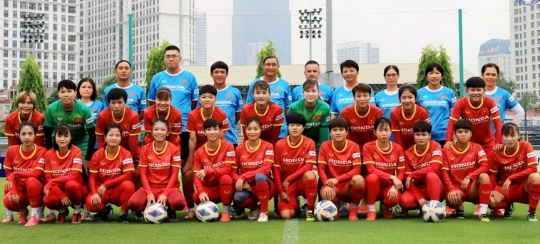 Danh sách 23 cầu thủ đội tuyển nữ Việt Nam dự vòng loại Giải vô địch châu Á 2022