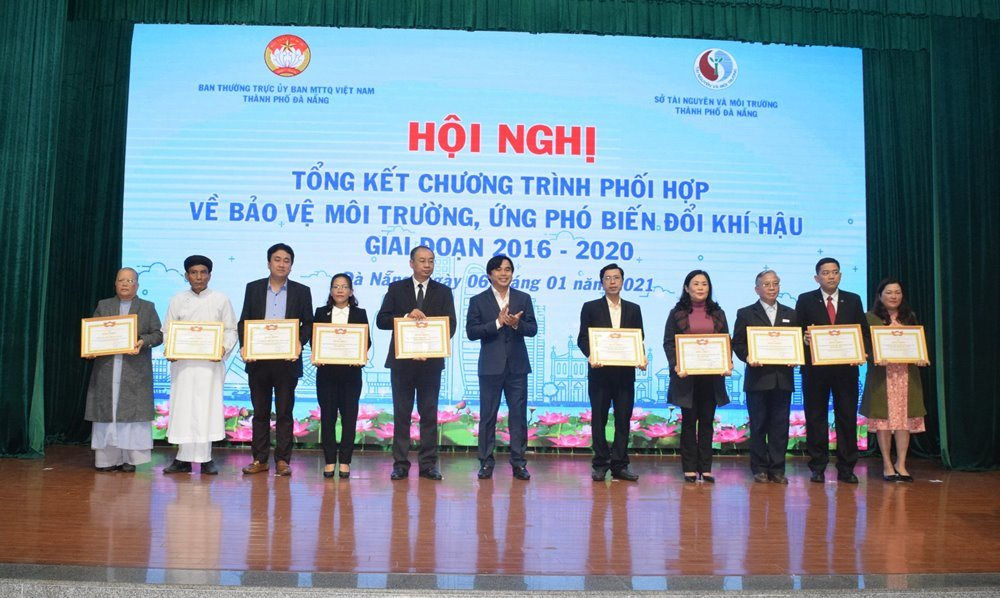 18 tập thể, 6 cá nhân đạt giải thưởng môi trường Đà Nẵng năm 2020