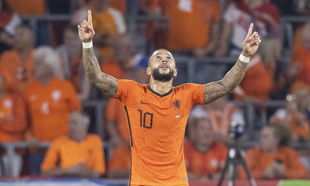 Memphis Depay tỏa sáng với một cú đúp giúp Hà Lan chiến thắng. (Nguồn: Getty Images)